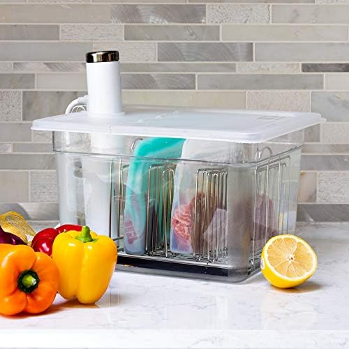 15 Ounce Dish washer safe, BluePerlOne 100% Food Grade Silicone, Reusable Zipper Storage Bags for Microwave, Oven, Fridge, Freezer & Sous Vide. (Orange/ 2 cups)-15 oz. - 1 Bag