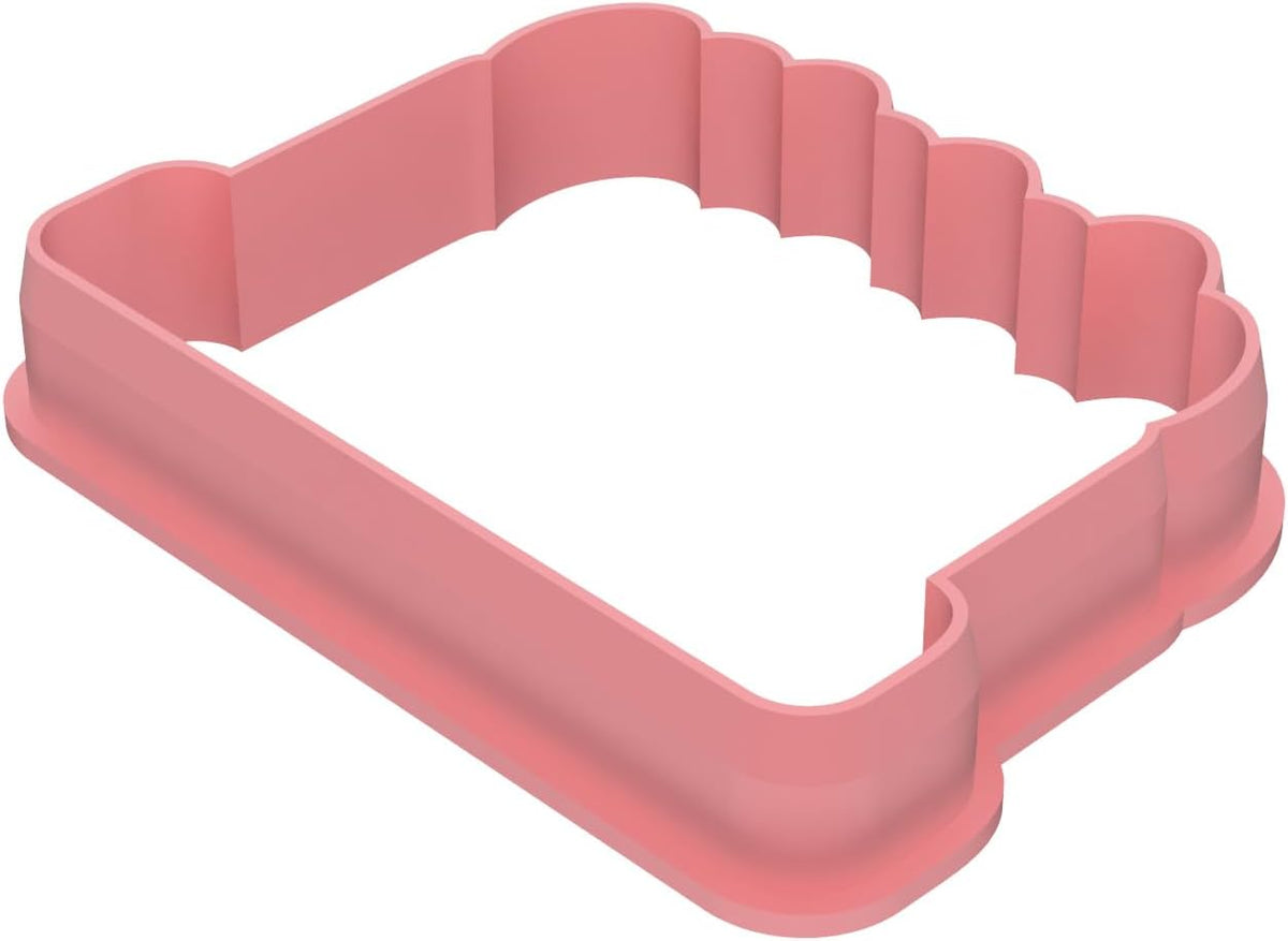 Birthday Cookie Cutter and Stencil Set Bundle Kit PYO Cookies Paint Your Own Diy Bakery Fondant Sugar Happy Birthday Wedding Baby Candle Kids Painting Coloring Pages Comb (Candle)