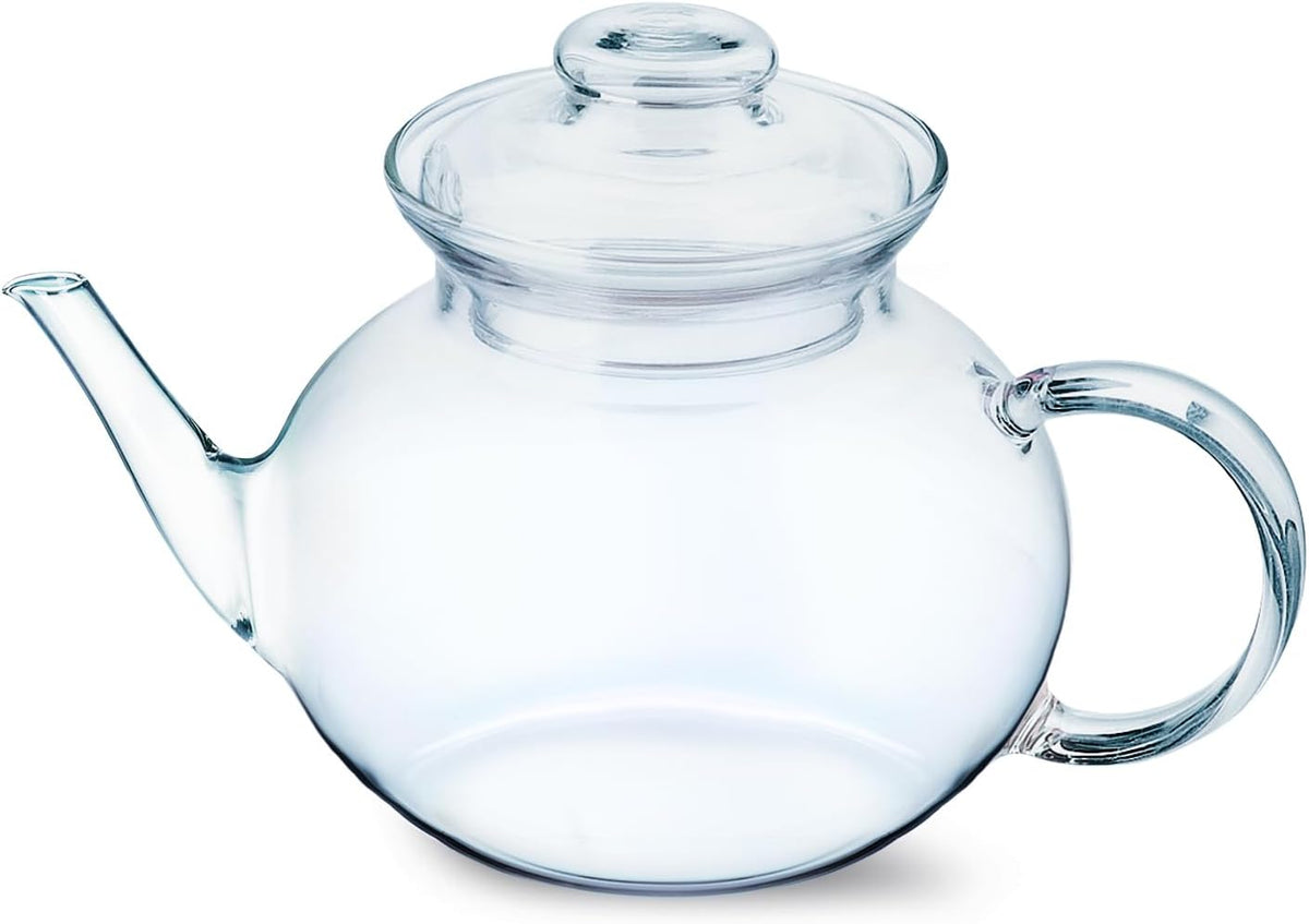 Simax Glassware 33 Ounce Glass Teapot | With Spout, Microwave and Stovetop Safe, Heat, Cold, and Thermal Shock Resistant Borosilicate Glass, Makes a Stunning Presentation…