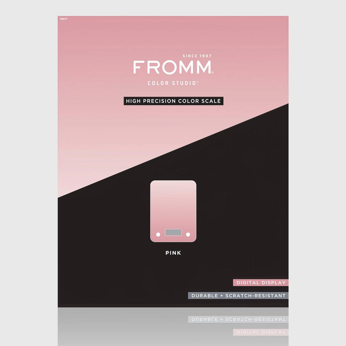 Fromm Color Studio Digital Scale for Measuring Hair Color, Developer, and Lightener, Multi-Purpose Kitchen Scale for Accurate Weighing, Cooking, Baking, Keto, Meal Prep