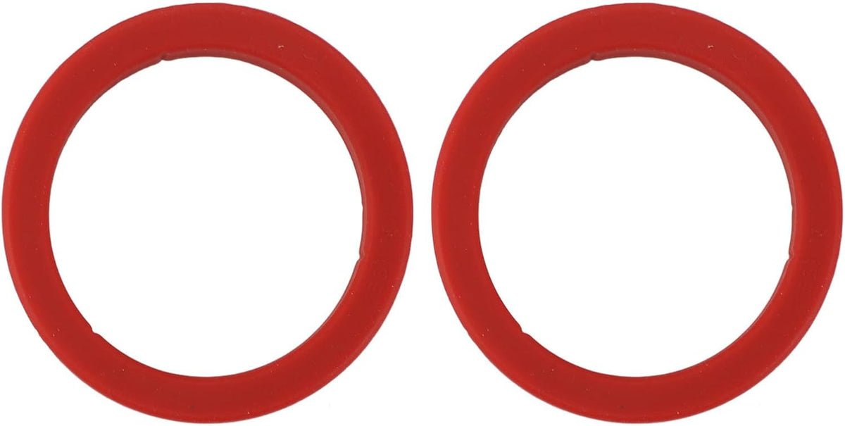 2PCS E61 Silicone Group Gasket, 8mm Group Kit Red Silicone Compatible withCoffee Machines Grouphead, Silicone Steam Grouphead Gasket Replacement