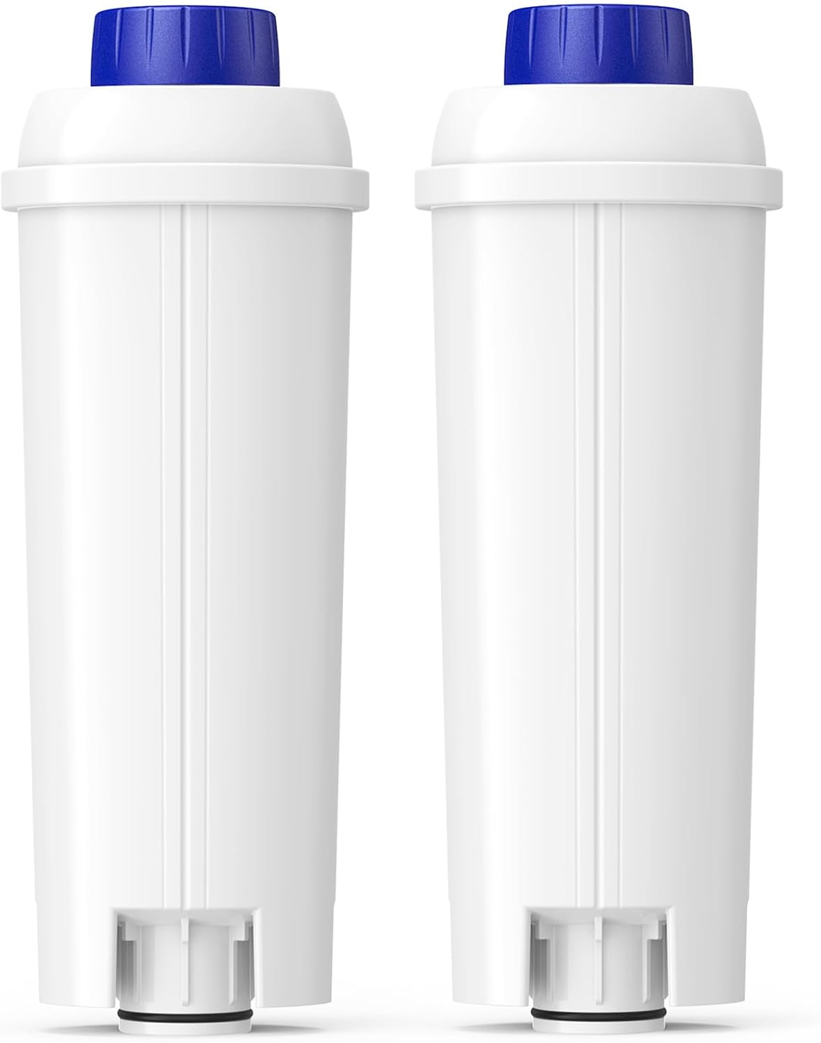 DLSC002 Water Filter Replacement Compatible With Delonghi Coffee Machine Filter Activated Carbon Softener For De'longhi Magnifica evo, Dinamica, Eletta, ECAM, ESAM, ETAM, Bco410/420, Ec680/800, 2 Pack