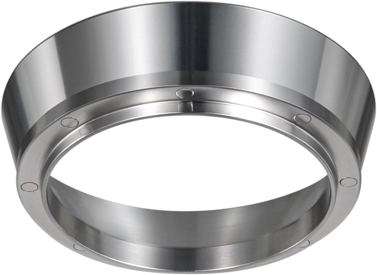 51mm Magnetic Dosing Funnel V2, MATOW Stainless Steel Espresso Dosing Ring with 8 Magnets Compatible with 51mm Espresso Portafilter