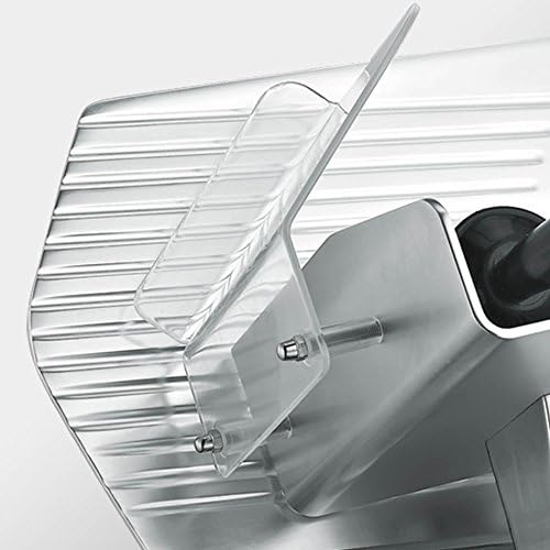KWS MS-12ET Metal Collection Commercial 420W Electric Meat Slicer 12-Inch with Non-sticky Teflon Blade & Extended Back Space, Frozen Meat/Cheese/Food Slicer Low Noises [ ETL, NSF Certified ]