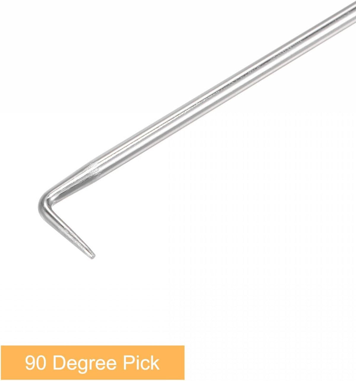 uxcell 90 Degree Pick Hook 9.84" Puller Remover Removal Tool for Oil Seal/O-rings, Gasket, Hose 2Pcs