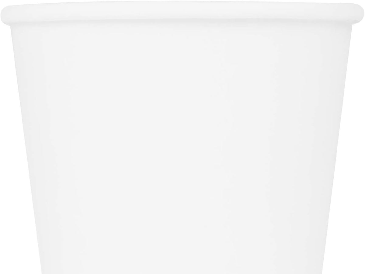 Karat C-K508W 8 oz White Paper Hot Cup, 80mm Diameter - Case of 1000 pcs
