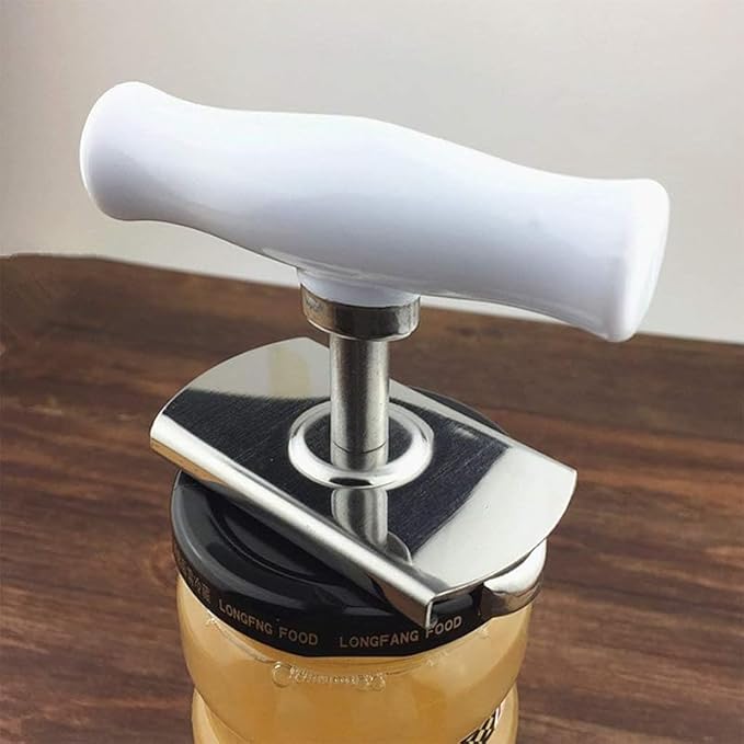 Generic 1 pcs Jar Opener, Stainless Steel, Adjustable Jar Opener, Multifunction for Seniors, Arthritis, Women, Children, Weak Hands