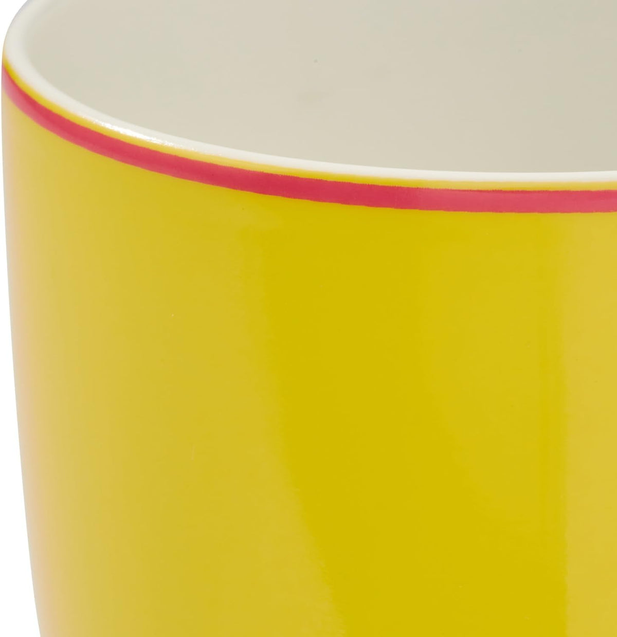 Spode Kit Kemp 17oz Calypso Mug | Vibrant Yellow | Porcelain | Dishwasher and Microwave Safe | For Coffee and Tea | Fabulous Gift | Home or Office Use