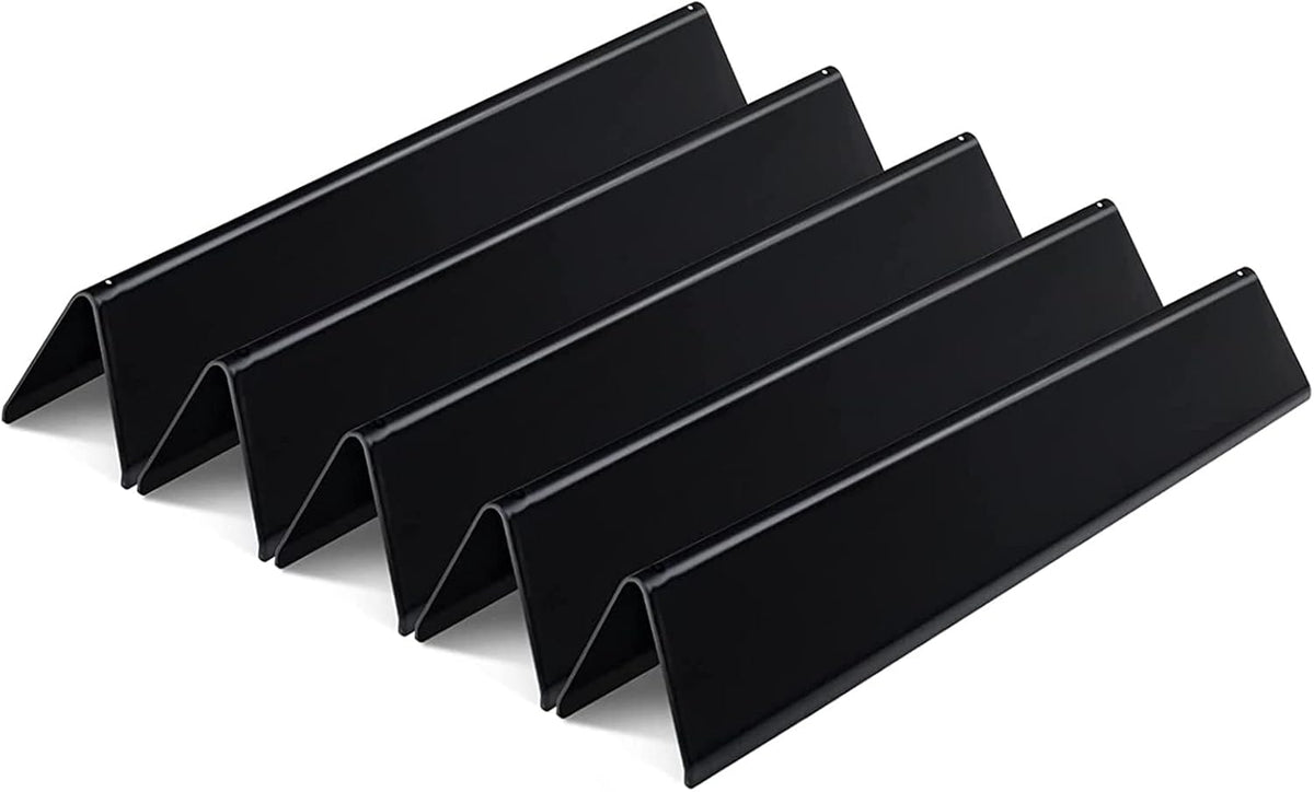 Flavorizer Bars Heat Deflector Burner Tube Set Kit for Weber Series E310 E320 E330 EP310 EP320 EP330 with Front Control Knob 7620-7622-62752, Porcelain Steel Grill Replacement Parts