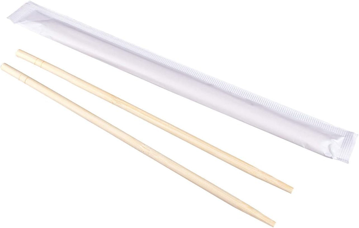 Karat U9050 9” Wrapped Bamboo Chopsticks - White (Case of 1000)