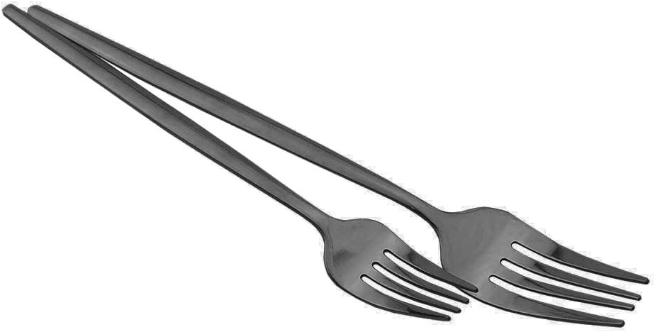 Shiny Black Silverware Set, JASHII 20-Piece Stainless Steel Satin Finish Flatware Set, Kitchen Utensil Set, Mirror Polished Tableware Cutlery Set for Home and Restaurant, Dishwasher Safe