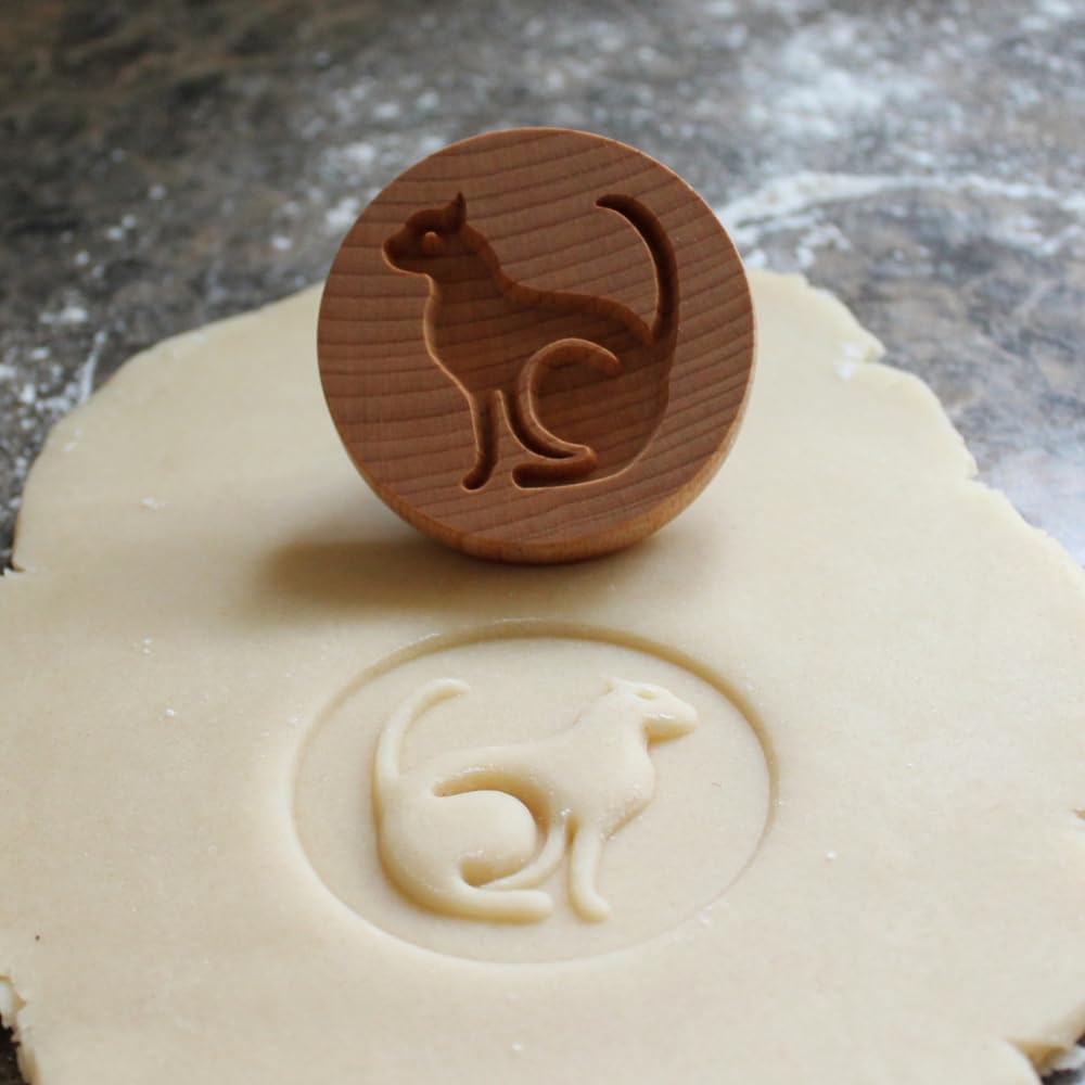 Wood Cookie Stamp, 2.5 Inch (Cat CS-069)