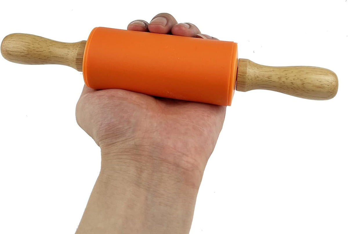 12 Pack Mini Small Rolling Pin for Kids, 9 Inch Kids Rolling Pin Wooden Handle