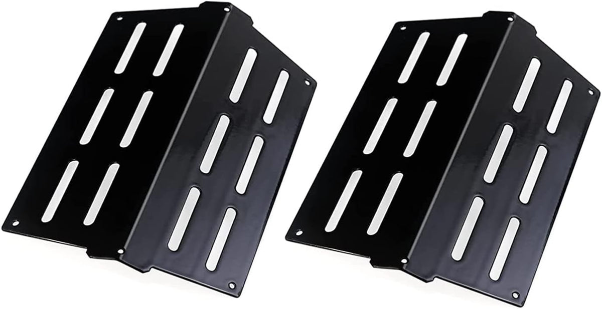 Flavorizer Bars Heat Deflector Burner Tube Set Kit for Weber Series E310 E320 E330 EP310 EP320 EP330 with Front Control Knob 7620-7622-62752, Porcelain Steel Grill Replacement Parts