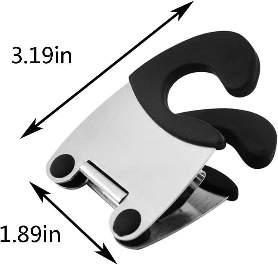 4 Pcs Anti-Scald Spoon Rest, Non Slip Stainless Steel Utensil Holder For Pots, Pans, Heat Resistant Kitchen Clips For Cooking, Stove, Home, Restaurant Use (Red)