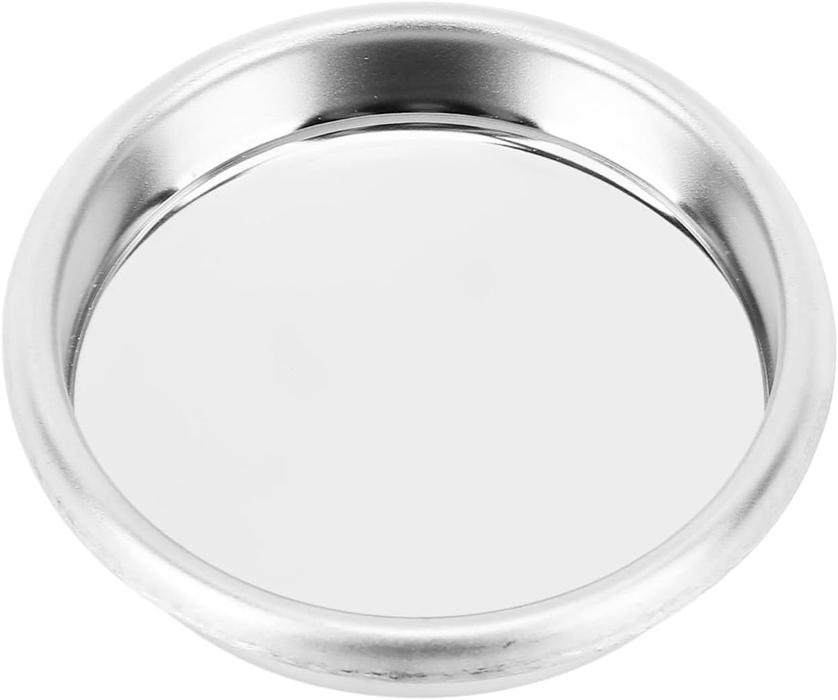 Backflush Inser, 51mm Stainless Steel Insert, 2in Coffee Machine Backflush Blind Filter, Silver 51mm Backflush Basket, Backflush Filter Espresso for Espresso Machines, 1Pcs