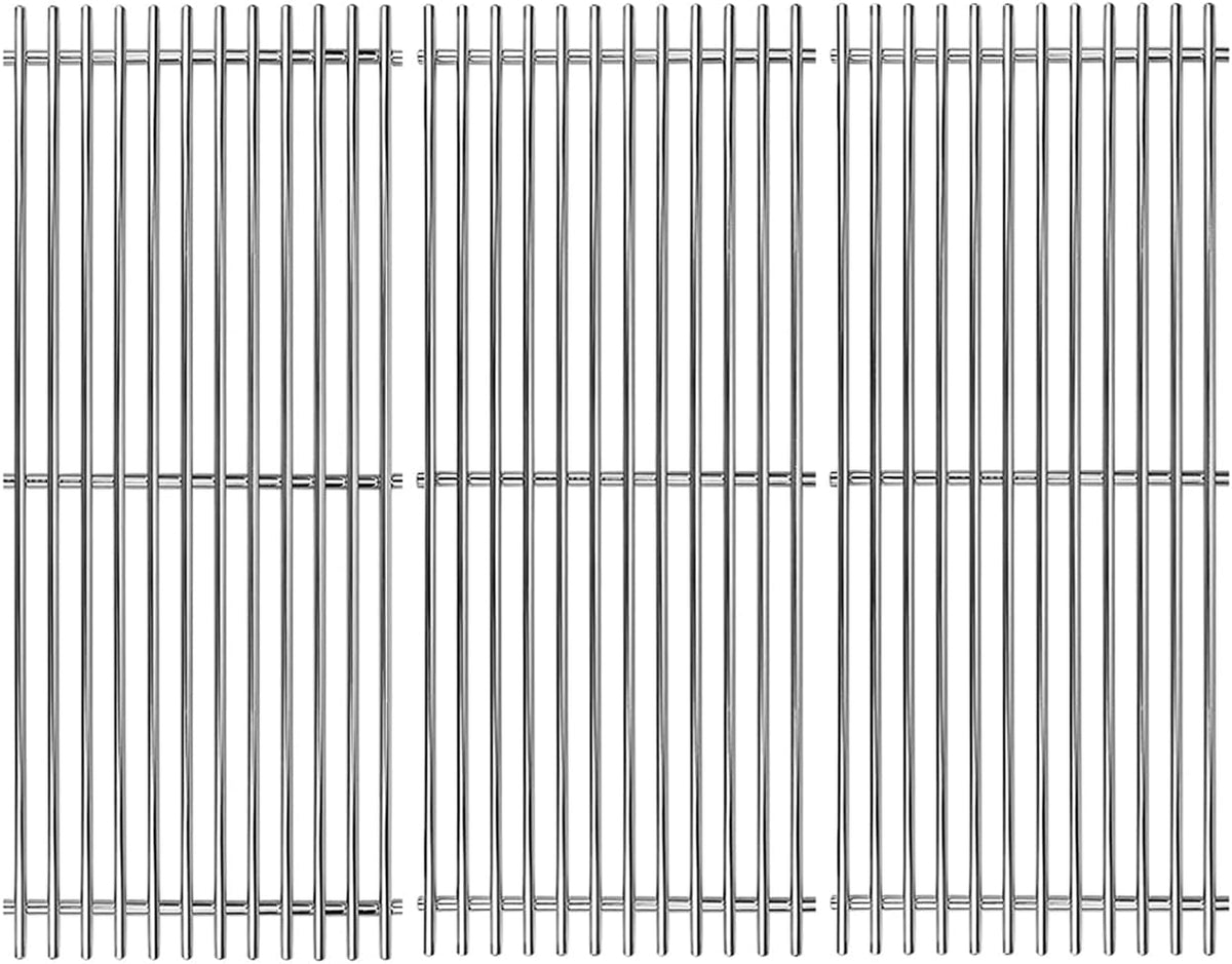 SF301C (3-Pack) 18 3/4" Stainless Steel Cooking Grid for Master Forge B10LG25 Members Mark B09SMG1-3F, B09SMG-3, BQ05046-6, BQ05046-6A, BQ06042-1 Grill BBQ Tek GSC3219TA, GSC3219TN,