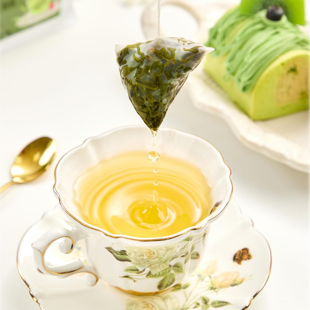 XIEJINJI Premium Oolong Tea, Taiwan Dongding Oolong TeaBags, 3.2g x 50 Count, High Mountain Tea, No Sugar & No Additives, Low-Caffeine, Eco-Conscious Tea Bags, Resealable Bag