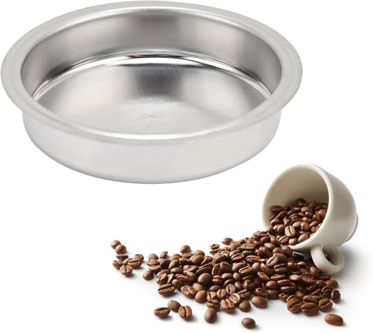 Blind Filter, 51Mm Coffee Machine Stainless Steel Backflush Insert Blind Filter for Espresso Coffee Machine