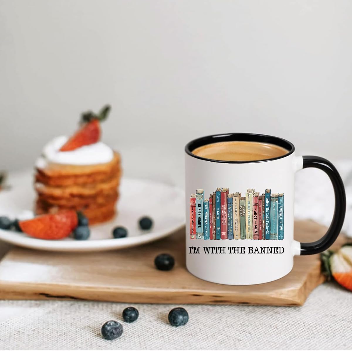 Gifts For Book Lovers, Book Lovers Gifts For Women, Book Themed Gifts for Teacher, Librarian Mug for Women, Christmas Gifts for Book Lovers Bookworm, Book Accessories, 11oz Coffee Mug