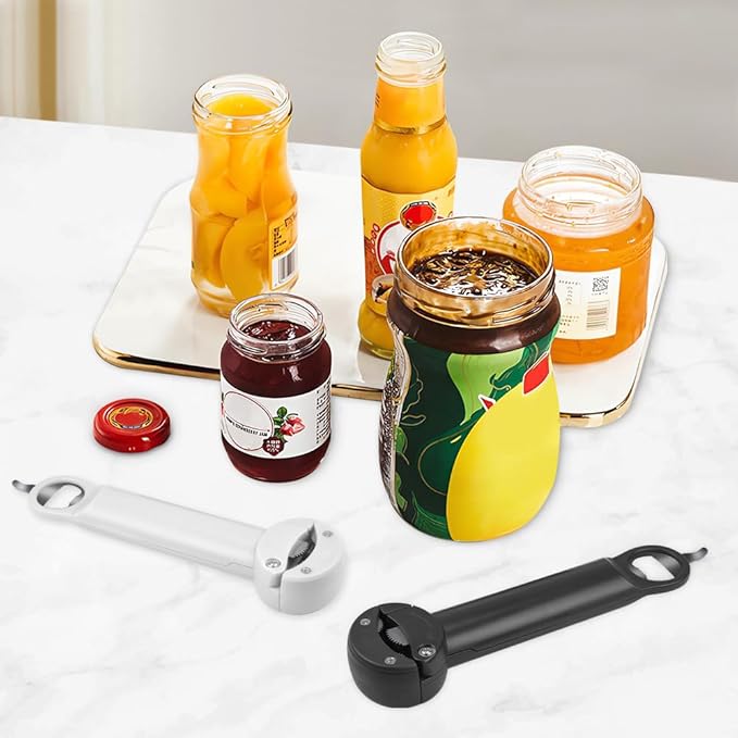 Bottle Opener Jar Opener for Weak Hands, Arthritic Hands, Seniors,Low Strength and Children with Beer Opener