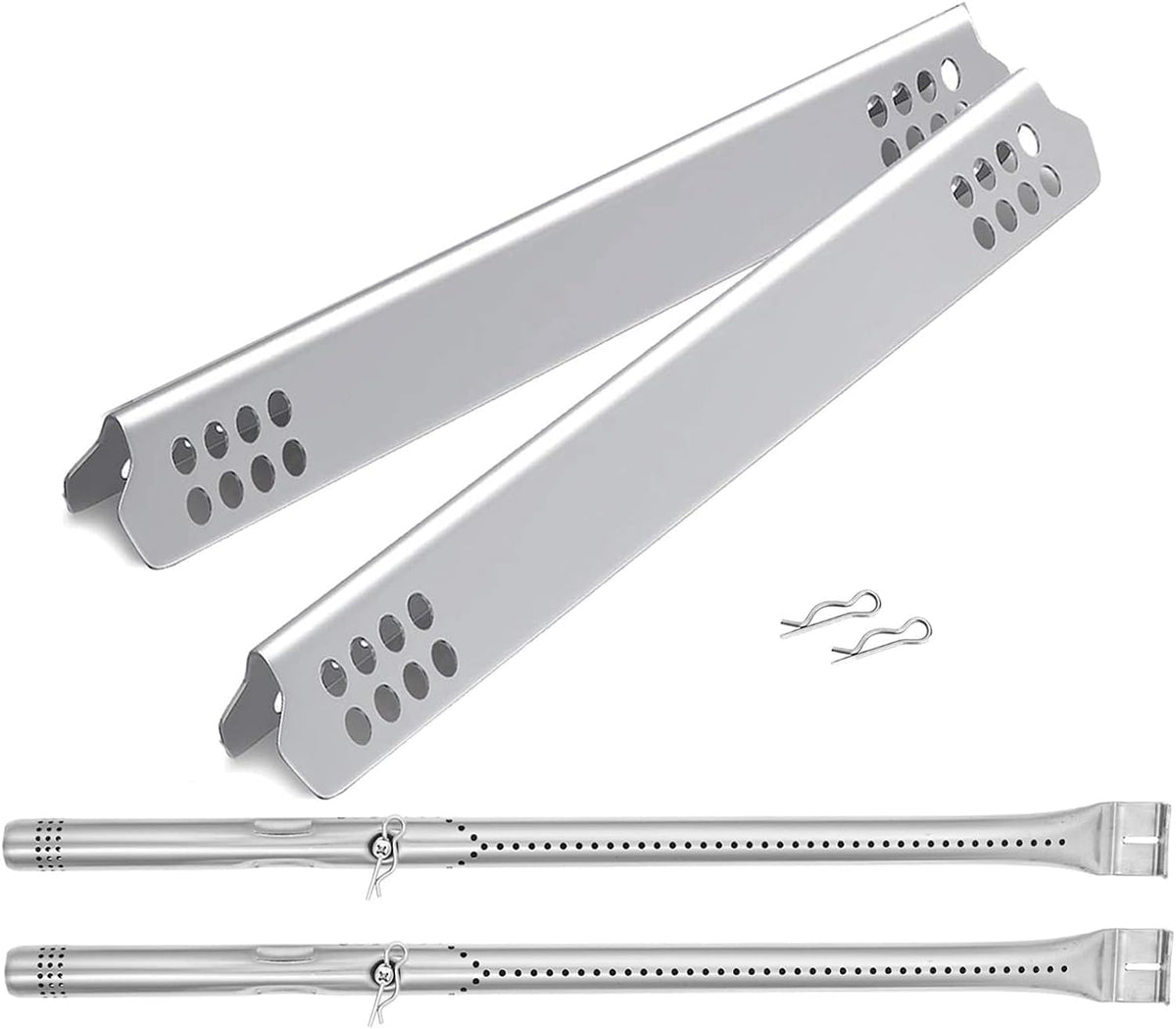 G362-2100-W1 Grill Replacement Kit for Charbroil TRU-Infrared 463642316 463644220 463632320 463675016 463644220 463245518, Grill Grate, Heat Plates and Burner Kit for Charbroil 466642416