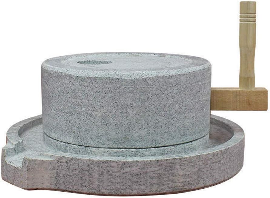 Natural Granite Handmade Stone Mill/Grinder (13.8Wx17.7L)