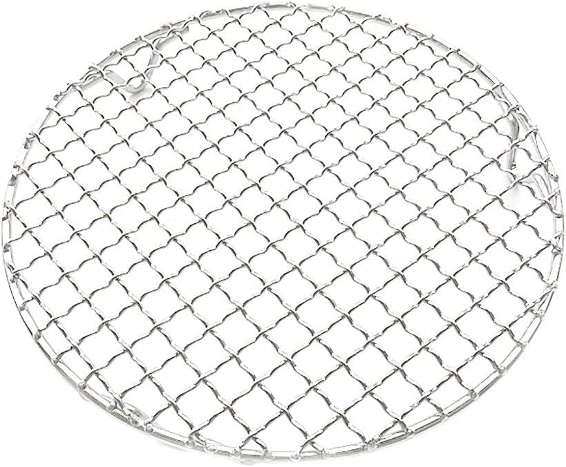Versatile Round 304 Stainless Steel Cooling Rack Baking,Heat Resistant Rust Proof Sturdy Durable Dia 9.8"