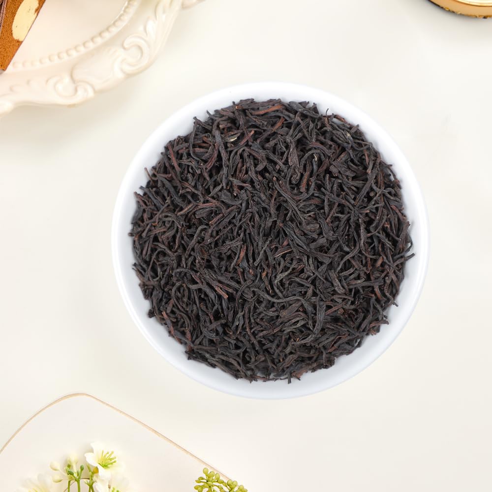 Black Tea Loose Leaf - Ceylon Tea - 7.1oz/200g - Rainforest Alliance Certified - From Sri Lanka - Gift 20 Eco-Conscious Tea Bags