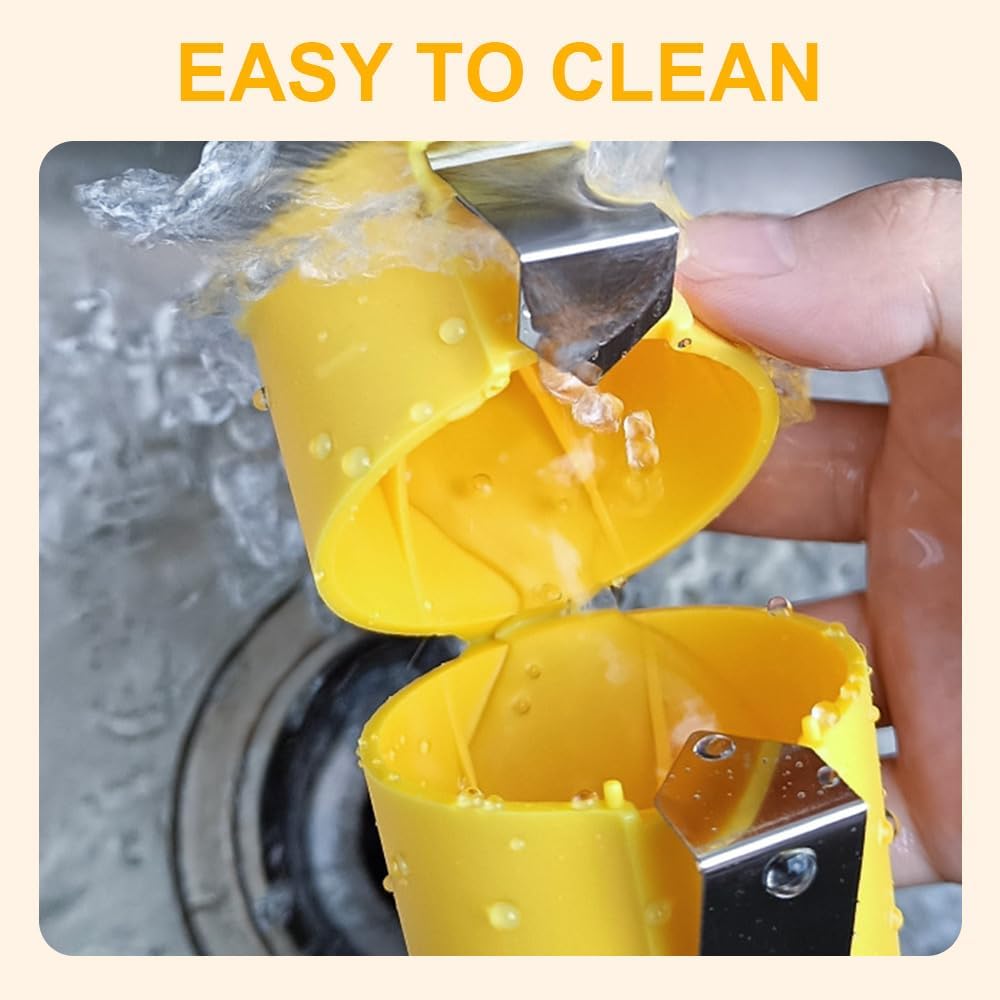 2025 Premium Egg Shell Opener, Egg Shell Cutter Eggs Shell Separator for Raw Eggs, Multifunctional Egg Cutter Egg Cracker Separator for Home Kitchen Gadgets (Pink)