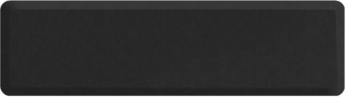 NewLife by GelPro Anti-Fatigue Nonslip 1/2" Thick Hard Floor Utility Mat for Garage, Patio and Kitchen, 20" x 72", Leather Grain Black