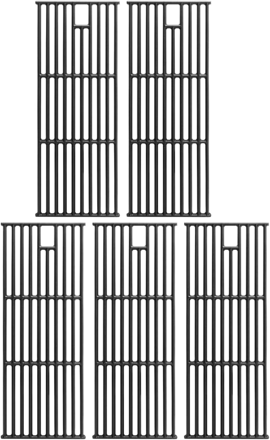 SafBbcue Grates for Bull 5 Burner Grill Replacement Parts Bull Brahma 57568 57569 57568CE 57568AGA 57569CE 57569AGA Lion Premium 90000 L90000 Grill Parts Cast Iron