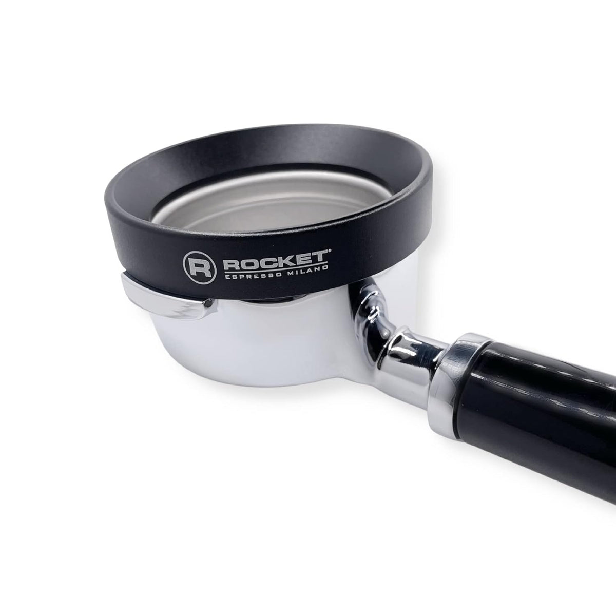 Magnetic Dosing Funnel for Rocket and Other 58mm Group Head Espresso Machines Black