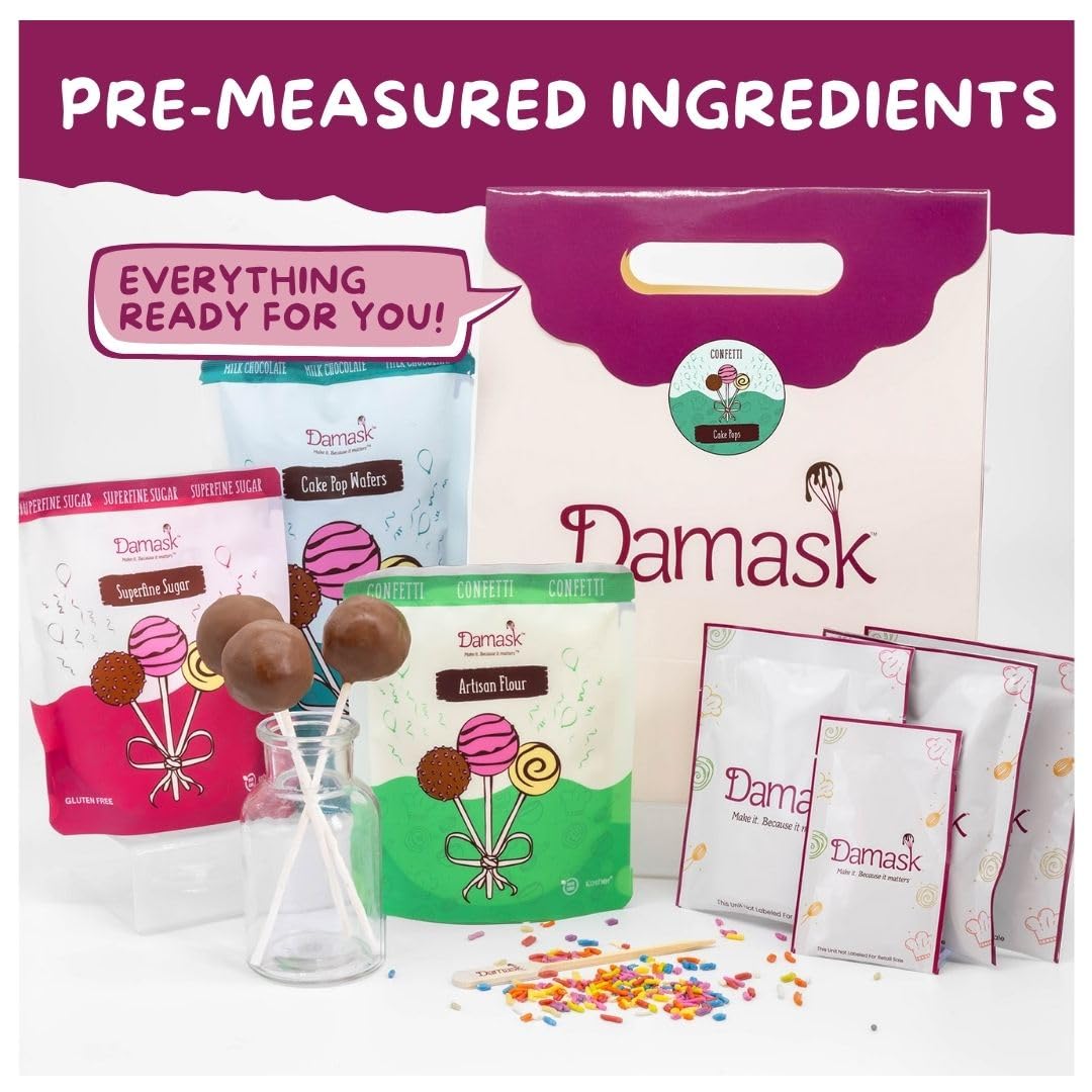 Gluten-Free Confetti Cake Pop Kit - Milk Chocolate Coating