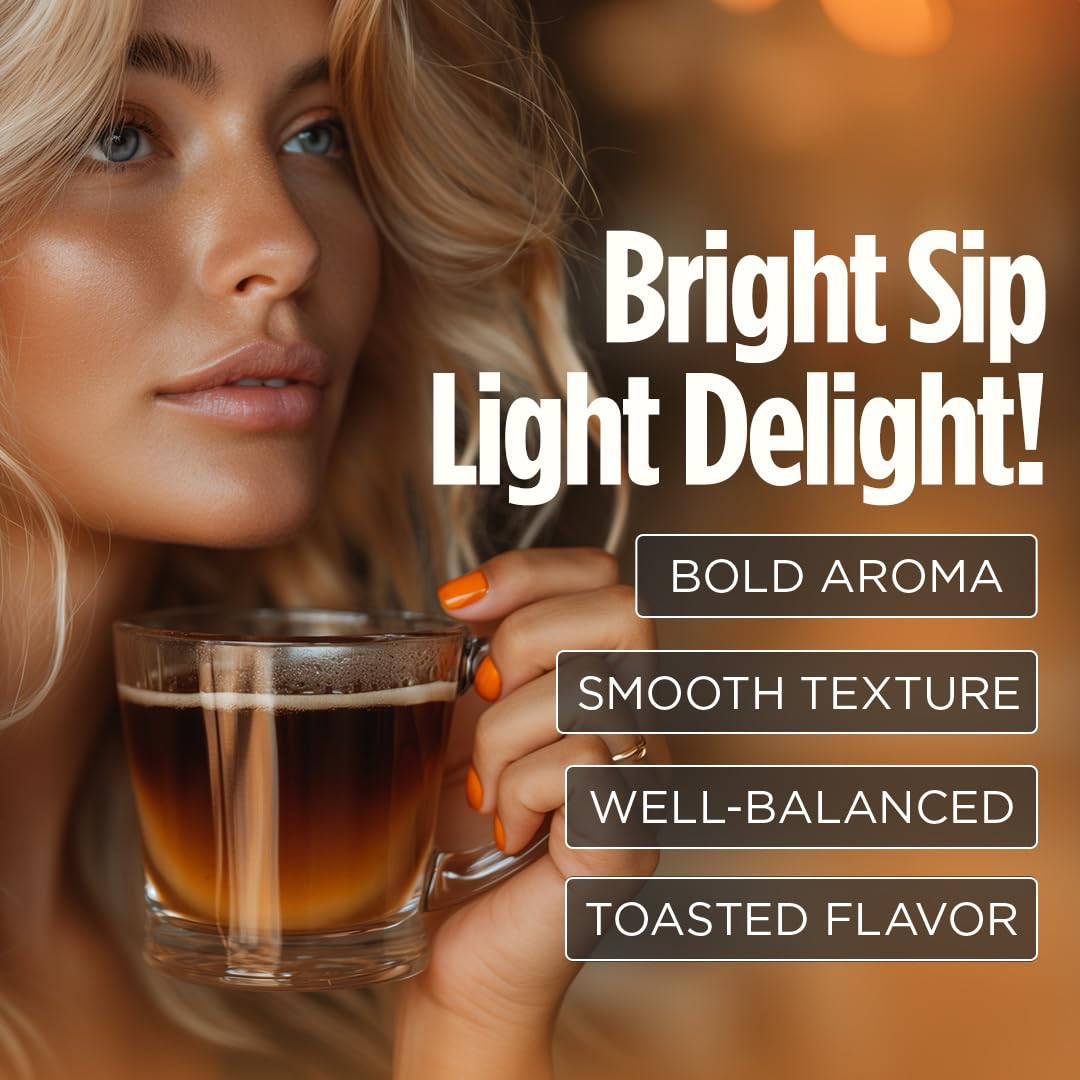 VitaCup Energy Light Roast Coffee Pods, Boost Focus & Metabolism, Antioxidants, B Vitamins, Crisp & Smooth,100% Arabica Coffee, Recyclable Single Serve Pod Compatible with Keurig K-Cup Brewers,32 Ct