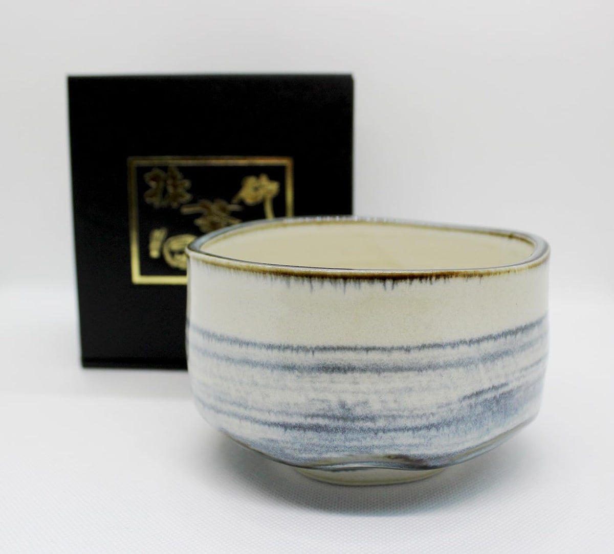 Japanese Traditional Handcrafted Mino Matcha Chawan Tea Bowl Cup Ceremony Tableware Pottery (Harugasumi)