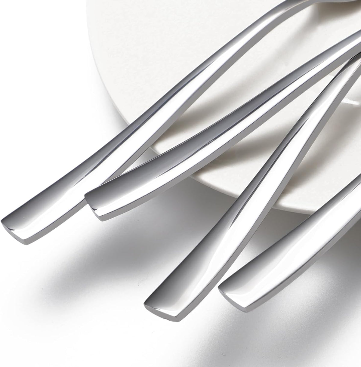 8-Piece Spoons Set, 8.1 Inch Stainless Steel Dinner Spoon, Tablespoon, Silverware Spoons for Home,Kitchen or Restaurant, Dishwasher Safe