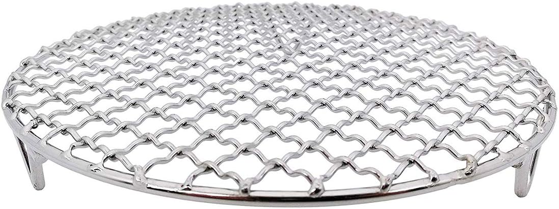Versatile Round 304 Stainless Steel Cooling Rack Baking,Heat Resistant Rust Proof Sturdy Durable Dia 13"