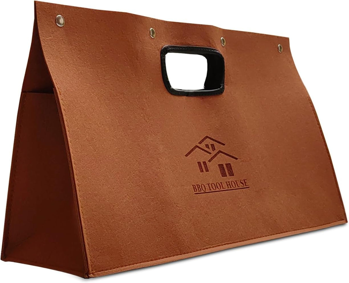 Grill Accessory Storage Bag; BBQ & Grill Tools Organizer; Men's BBQ Gifts(MaterialThickened Felt Cloth)