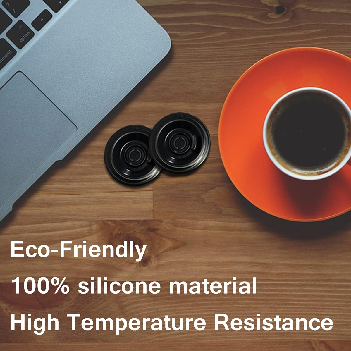 HiWater 2 packs 54mm Coffee Backflush Cleaning Disc Compatible with Breville Espresso Machines BES870XL, BES810BSS, BES840XL -100% silicone material