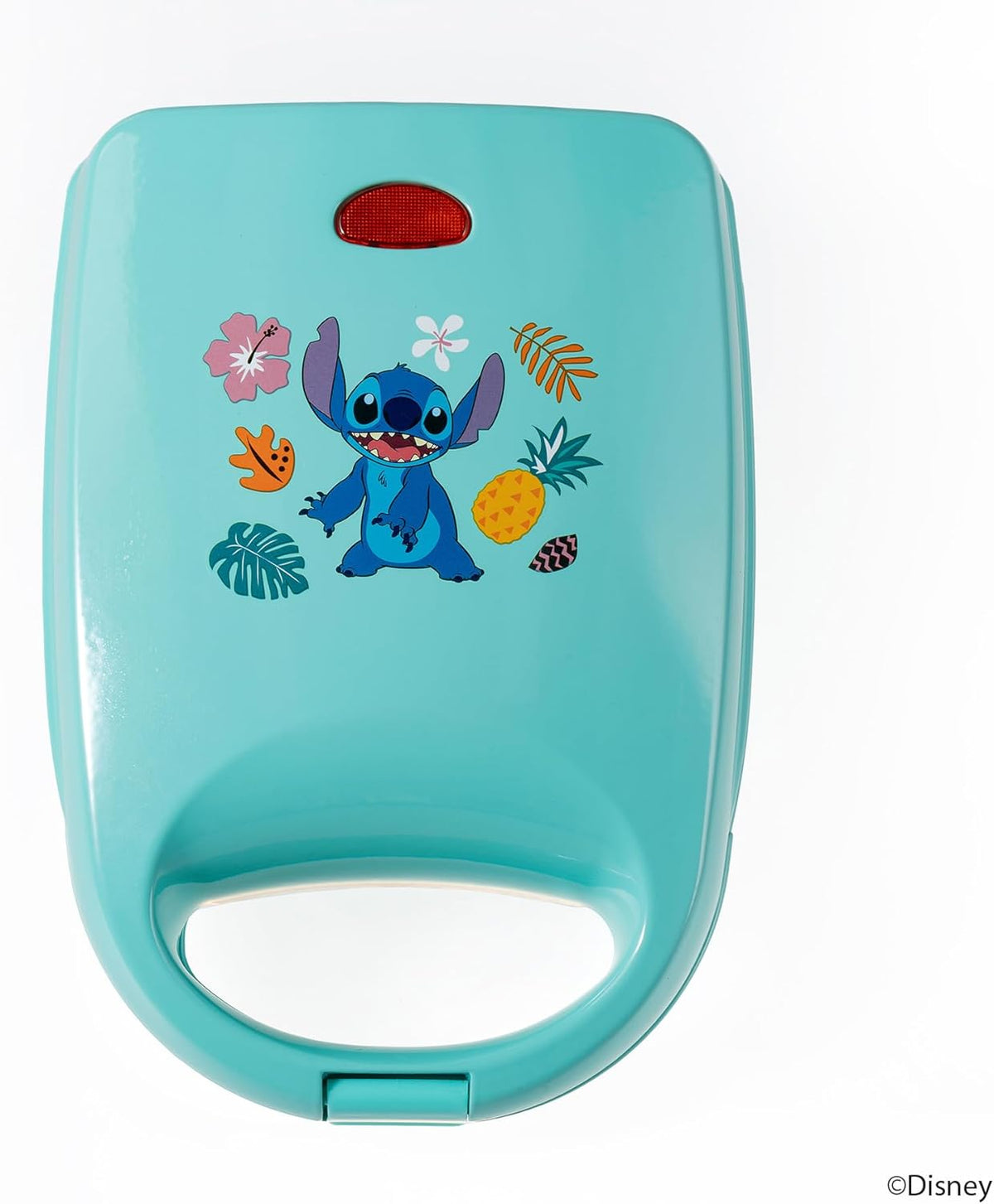 Uncanny Brands Disney Lilo and Stitch Single Sandwich Maker - Small Kitchen Appliance