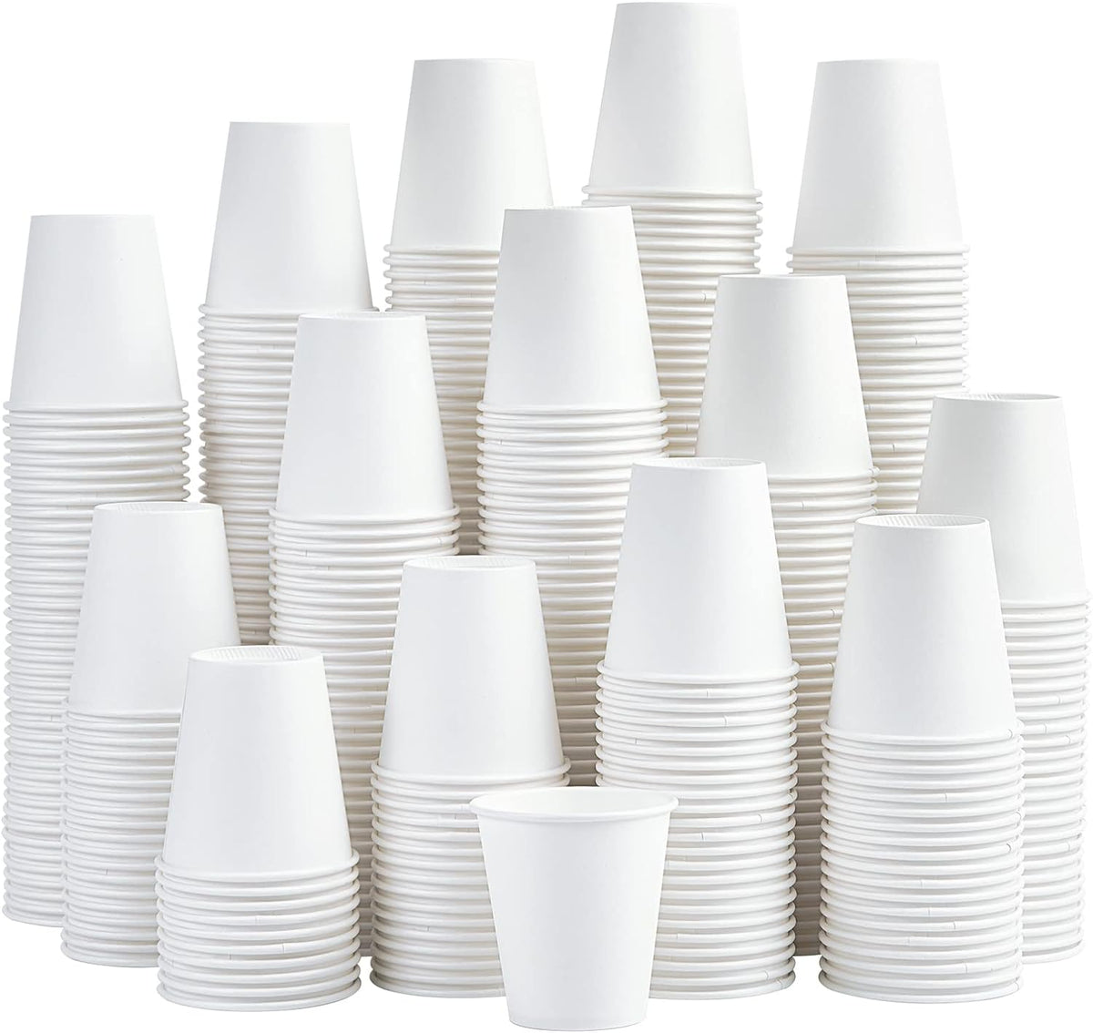 LITOPAK 480 Pack 5 oz Disposable Paper Cups, Disposable Mouthwash Cups, Small Disposable Cups, Mini Paper Cups for Parties, Picnics, Barbecues, Travel and Events