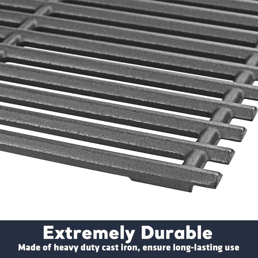 Uniflasy 17 x 9 1/2 inch Grill Grates for Charbroil Tru Infrared 4 Burner 463255020 463242716 463242715 463276016 466242715 Replacement Parts for Charbroil Grill Grates for Nexgrill 720-0882A