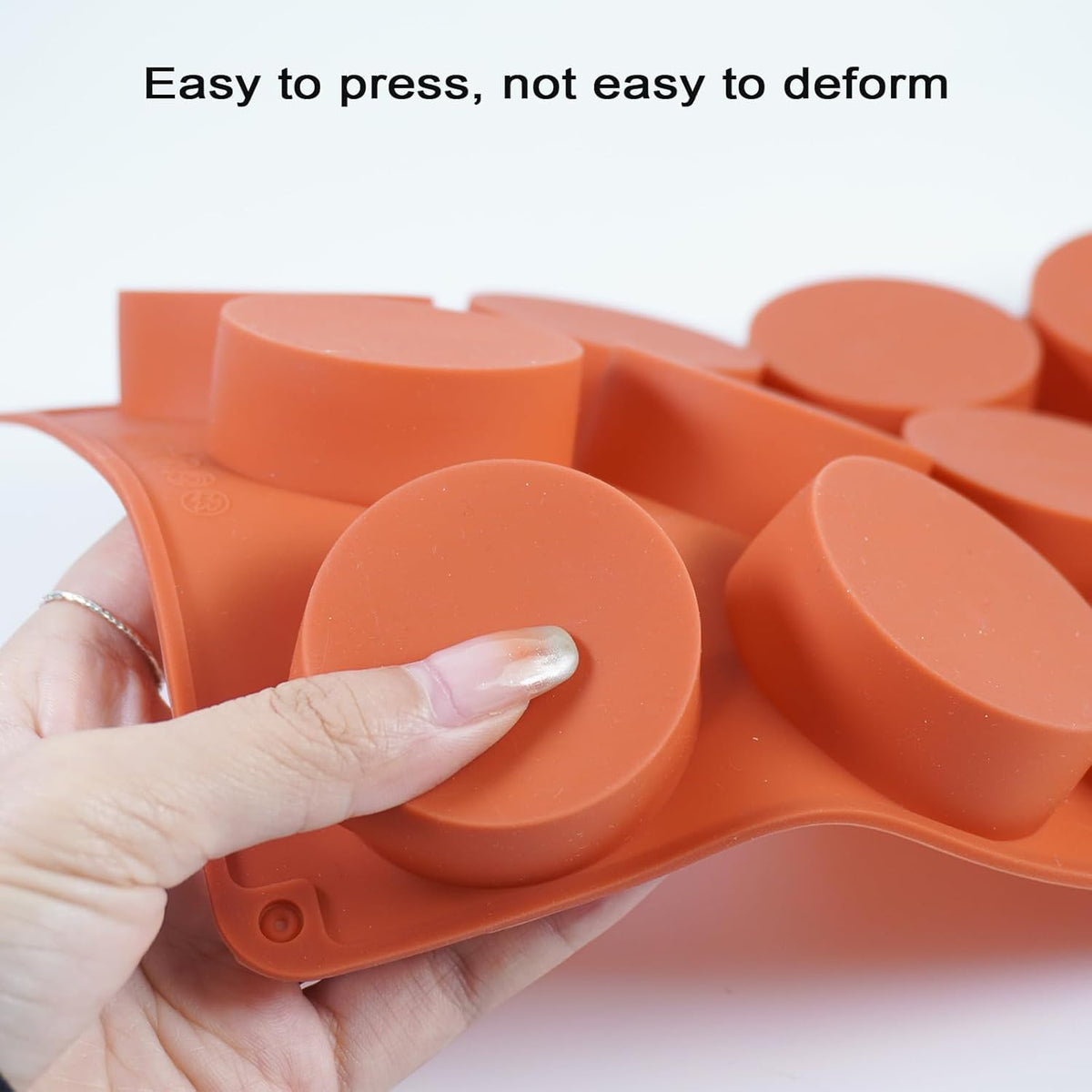 Muffin Pan, 12 Cup Silicone Cake Moulds for Baking, Silicone Muffin Cases, Non Stick Muffin Tin, Cookies Jelly Mould - BPA Free and Dishwasher Safe
