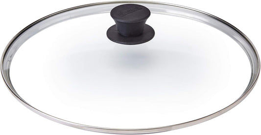 Glass Lid - 12"-inch/30.48-cm/308mm - Compatible with Lodge - Fully Assembled Tempered Replacement Cover - Oven Safe for Skillet Pots Pans: Universal for all Cookware: Cast Iron, Stainless, Non-Stick