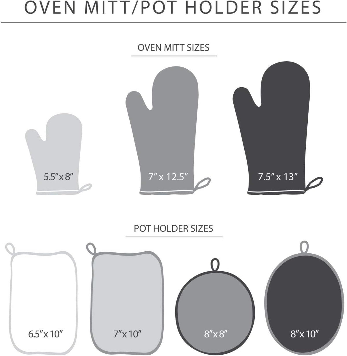 KitchenAid Asteroid Oven Mitt Set, 7"x12.5", Blue Willow, 2 Piece