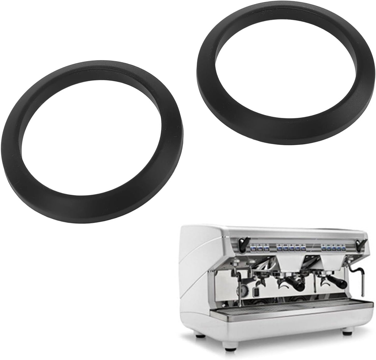 Silicone Brew heads Gasket Seal, 57mm Espresso Machine heads Gasket Group Brew Seal for Nuova SIMONELLI, Professional Replacement Gasket Seal Rings for Espresso Coffee Machine