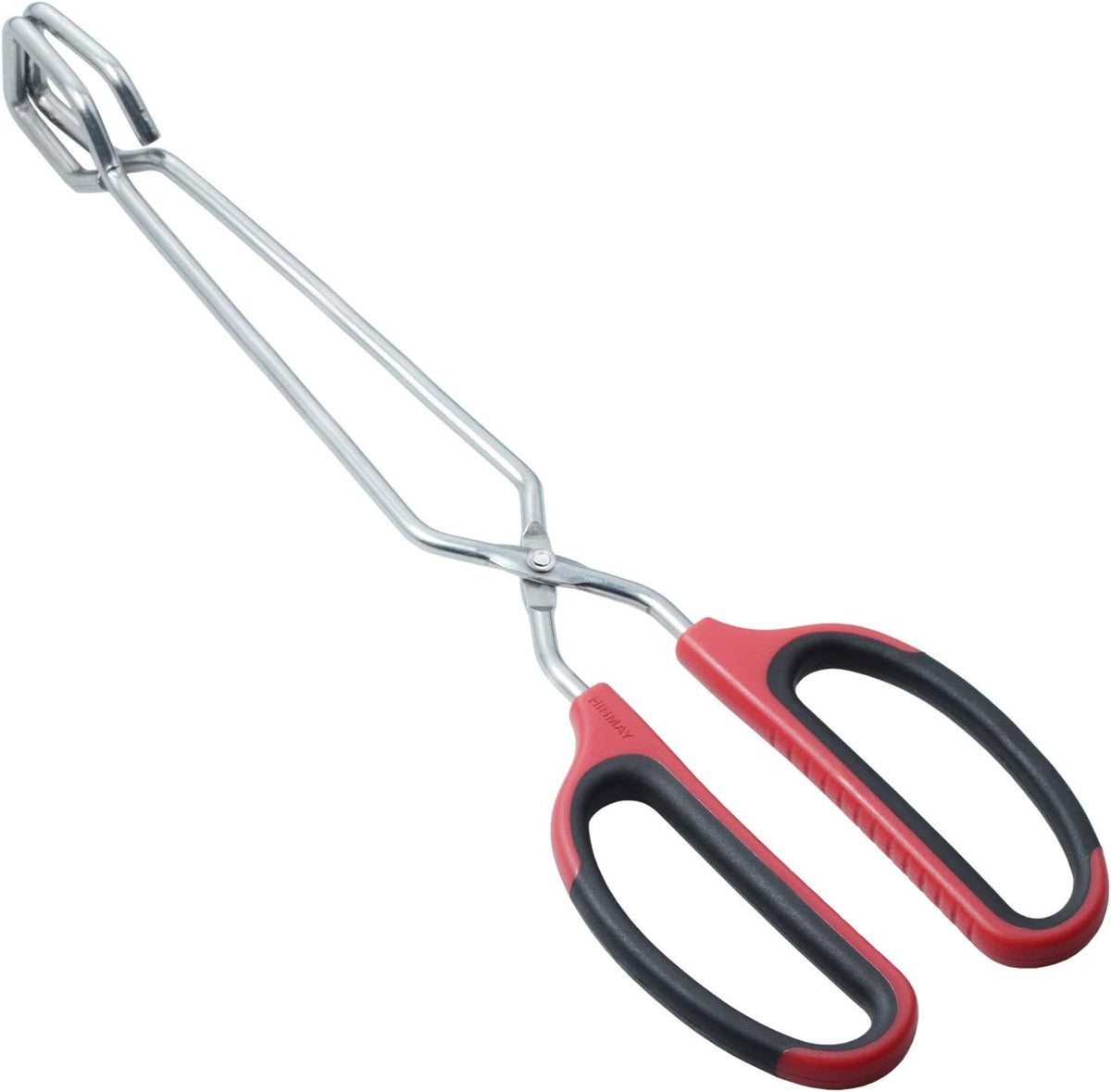 Stainless Steel Scissor Tongs with Comfort-Grip Handle 12-Inch