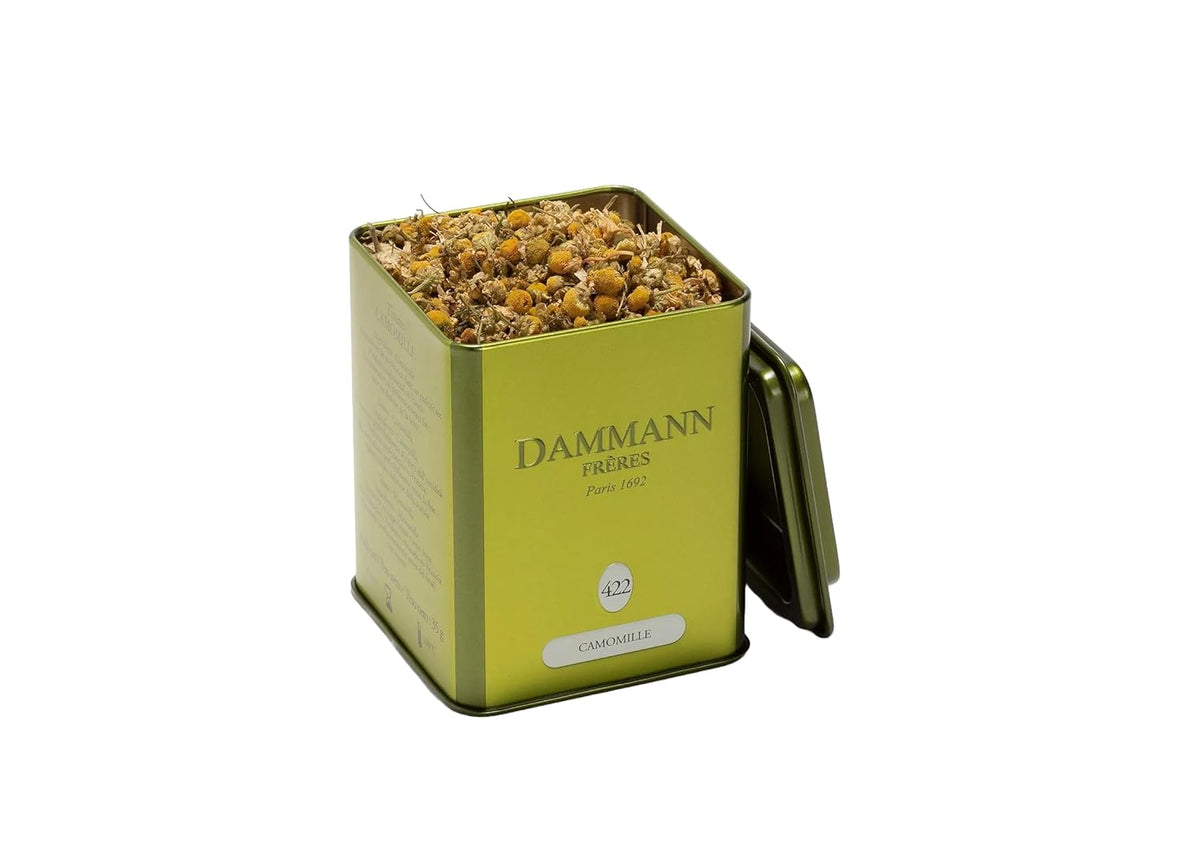 Dammann Freres Loose Leaf, Chamomile, Premium Gourmet French Herbal Tea, 1.2 Ounce Tin