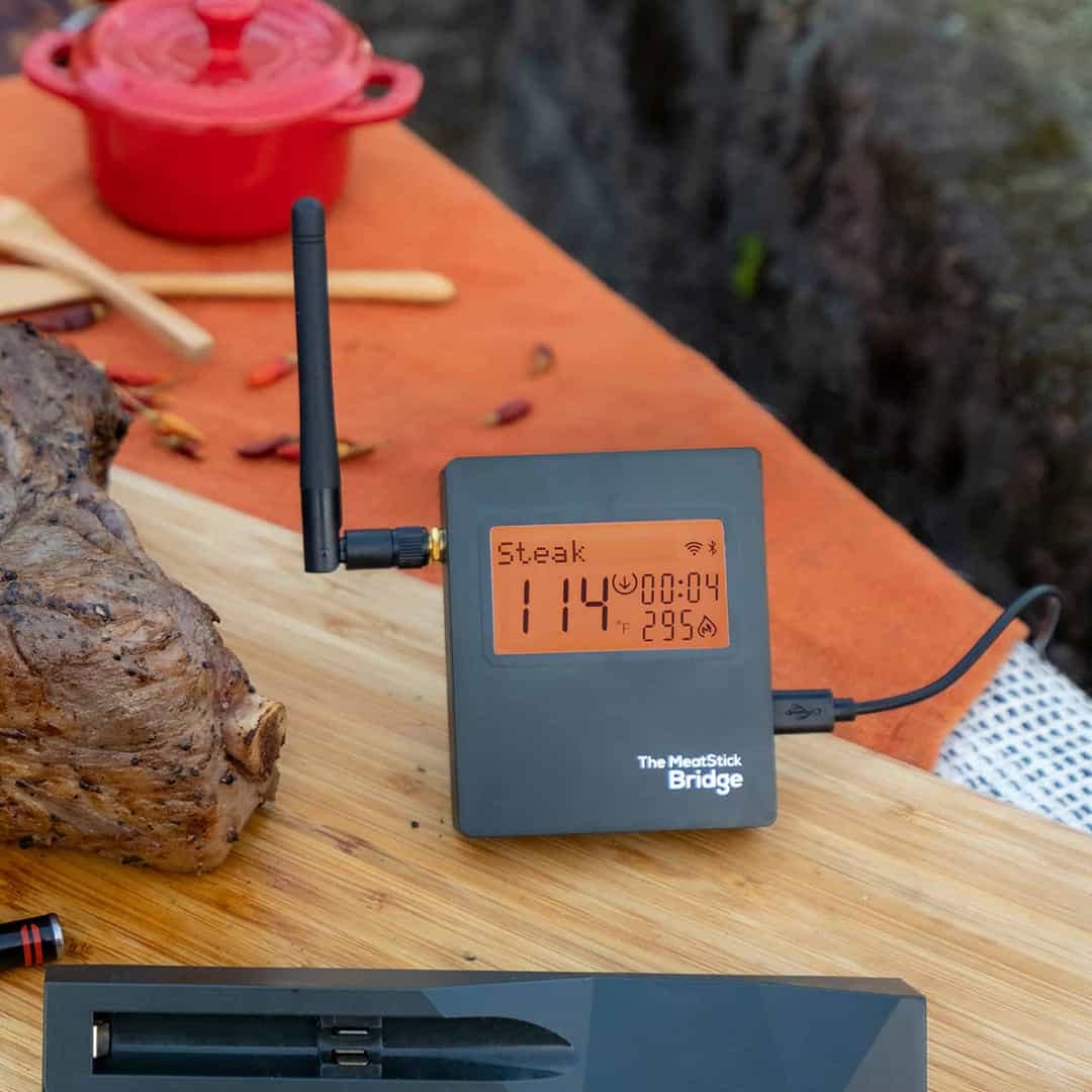 WiFi Travel Pack | WiFi Bridge + Carrying Case Pro | Unlimited Wireless Range Device and Portable Protector for All MeatStick Wireless Meat Thermometers